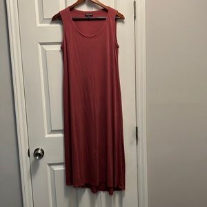 Eileen Fisher Scoop Neck Pullover Dress/ Silk/ Rust color/ Size XS